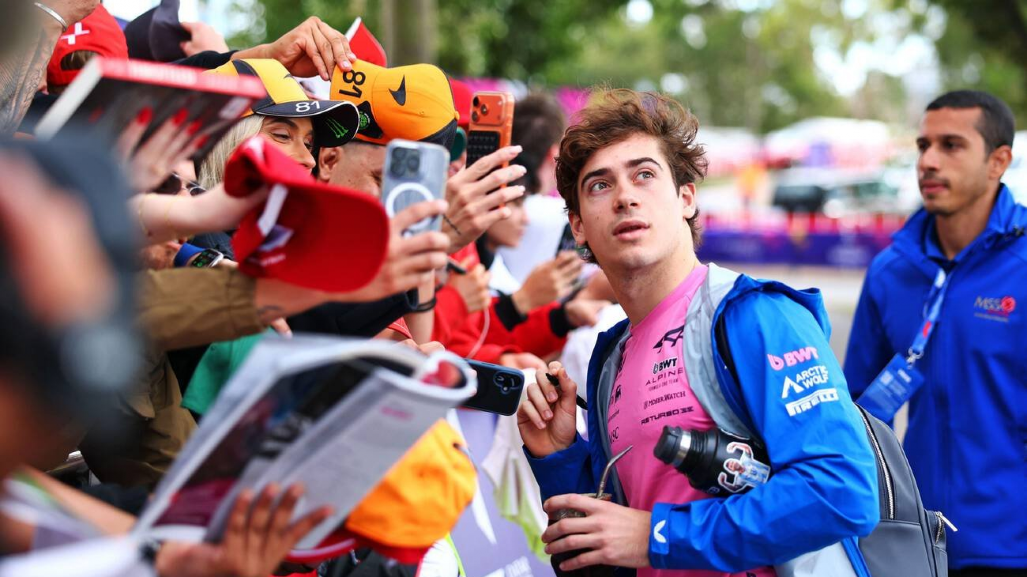 Franco Colapinto hará una exhibición con un auto de Fórmula 1 en Buenos Aires