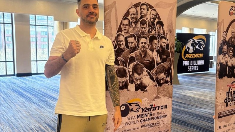 Daniel Camil jugará el Mundial de Bola 8 en Estados Unidos