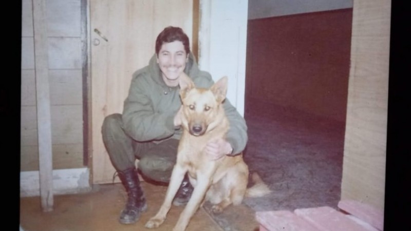 La historia de Mortero, el perro de Comodoro que peleó en Malvinas, fue capturado por los ingleses y regresó como prisionero