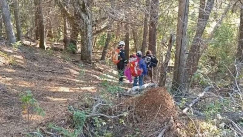 Rescate en la montaña: encontraron a dos mujeres que se perdieron haciendo trekking tras un intenso operativo