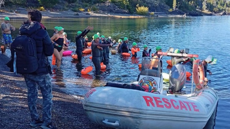 Bomberos de Trevelin brindaron seguridad en el Desafío Los Alerces