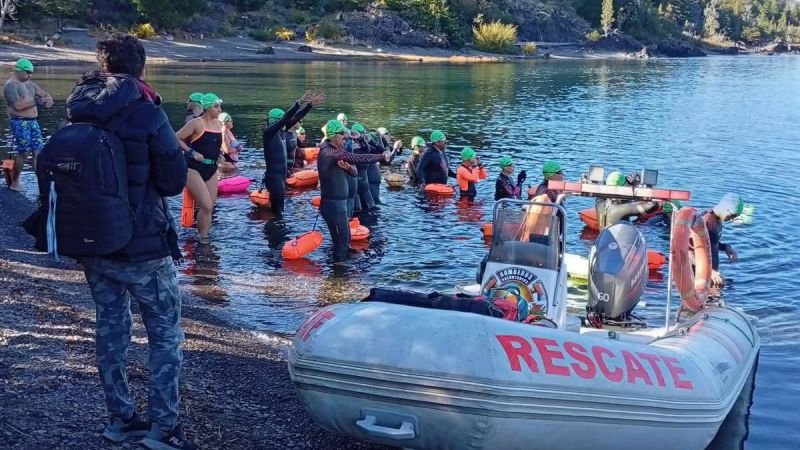 Bomberos de Trevelin brindaron seguridad en el Desafío Los Alerces