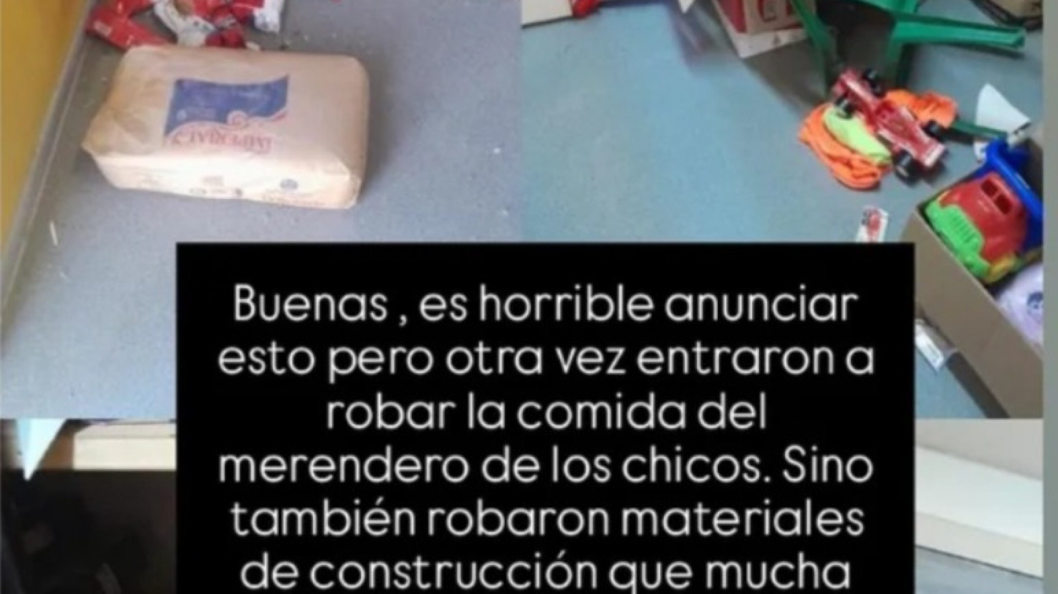 Otra vez robaron en el club Stella Maris: se llevaron comida destinada a los chicos