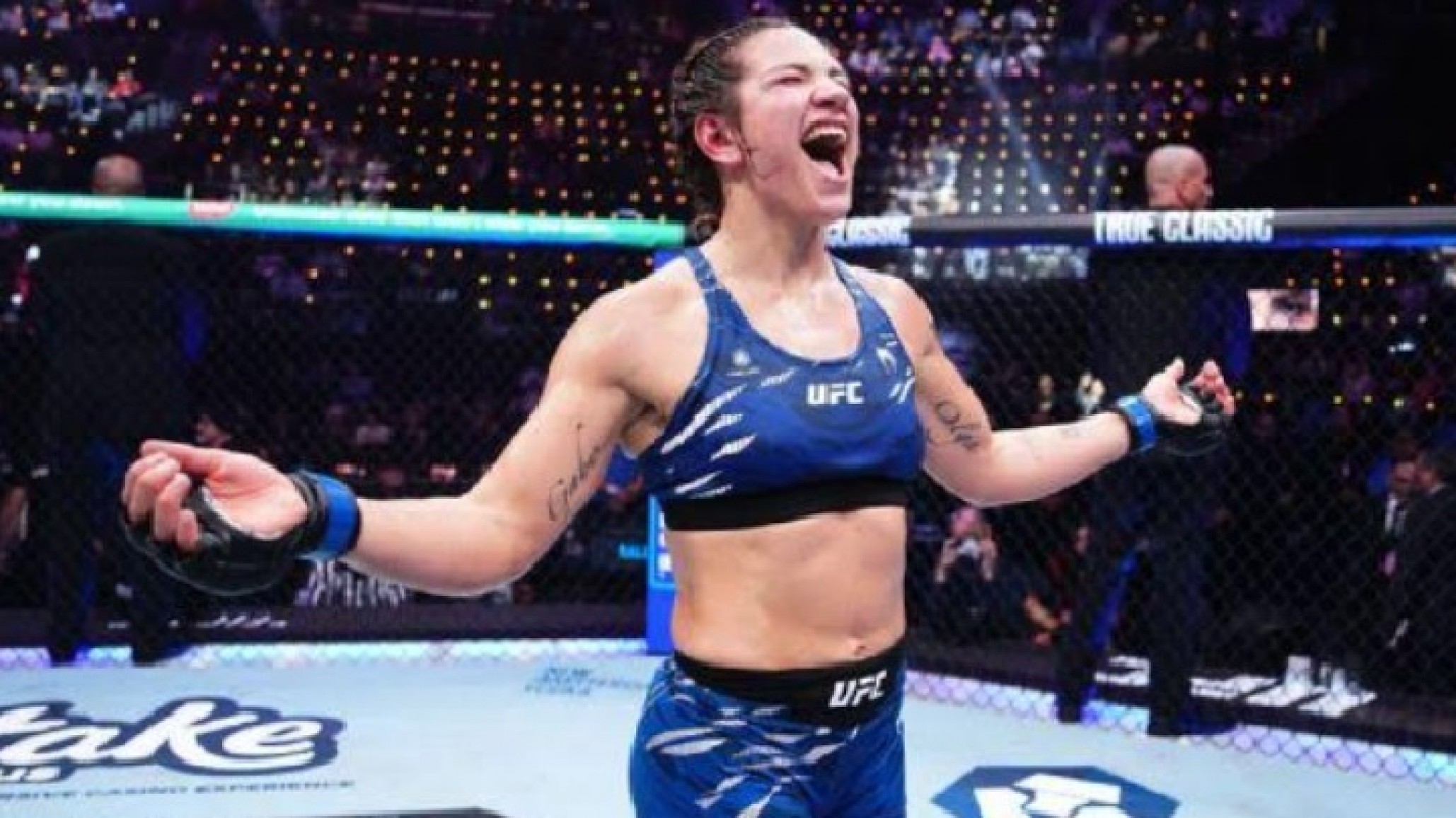 Visita de lujo: Llega Ailin Pérez, una de las figuras mundiales de UFC