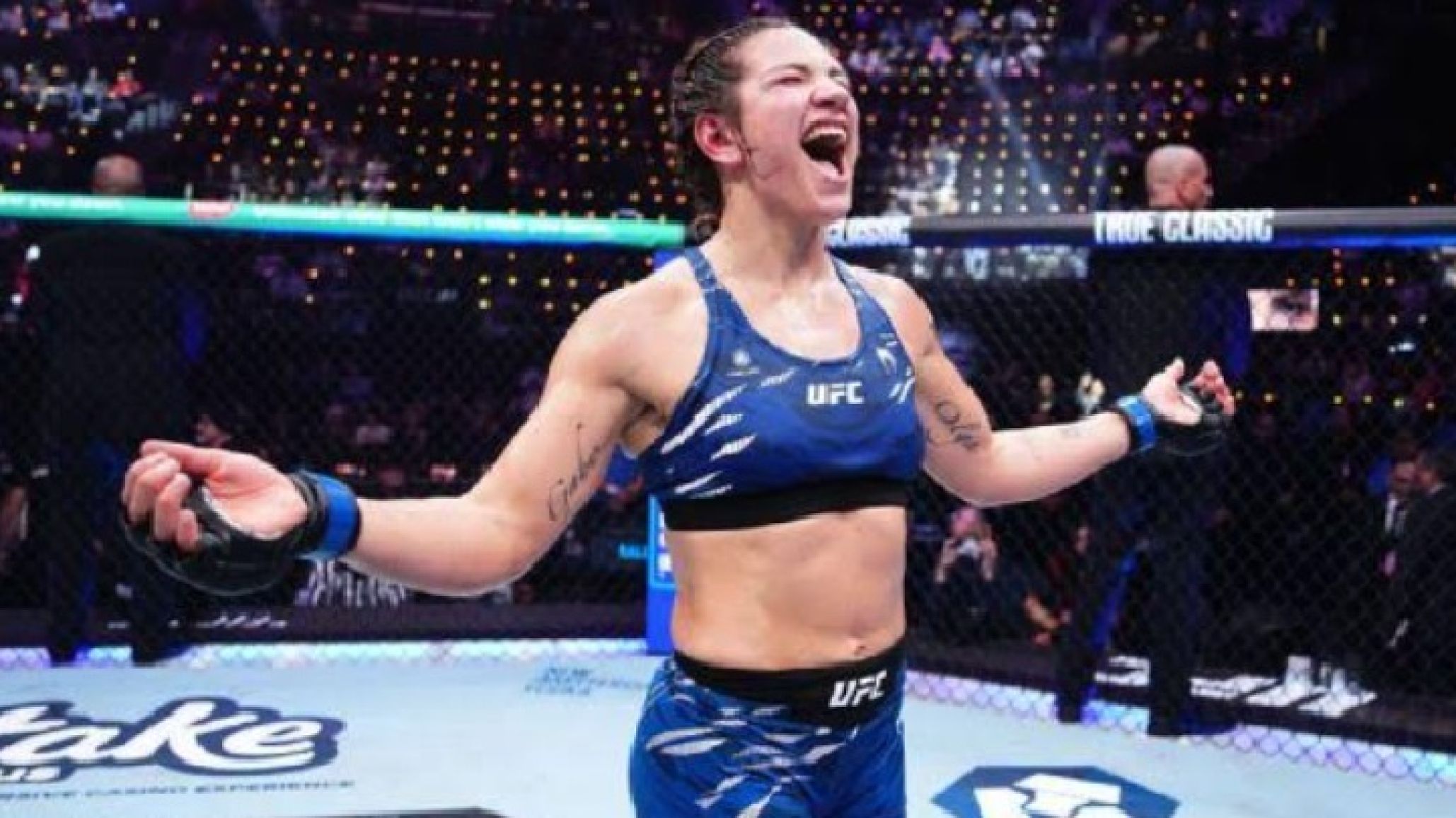 Visita de lujo: Llega Ailin Pérez, una de las figuras mundiales de UFC
