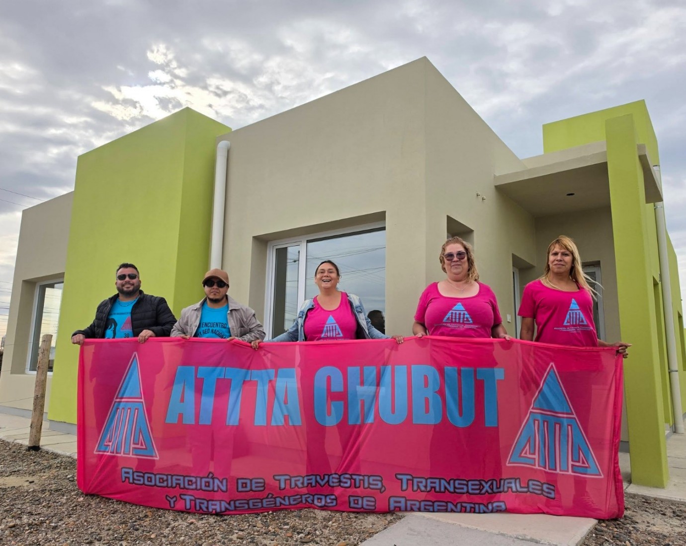 Histórico: entregaron la primera casa del cupo travesti-trans en Chubut