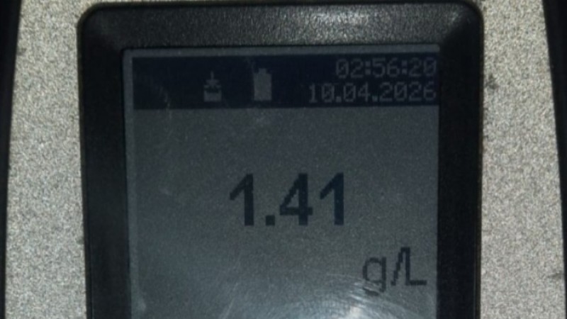 Con 1,41 g/l de alcohol en sangre, intentó escapar de la policía y fue detenido en Comodoro