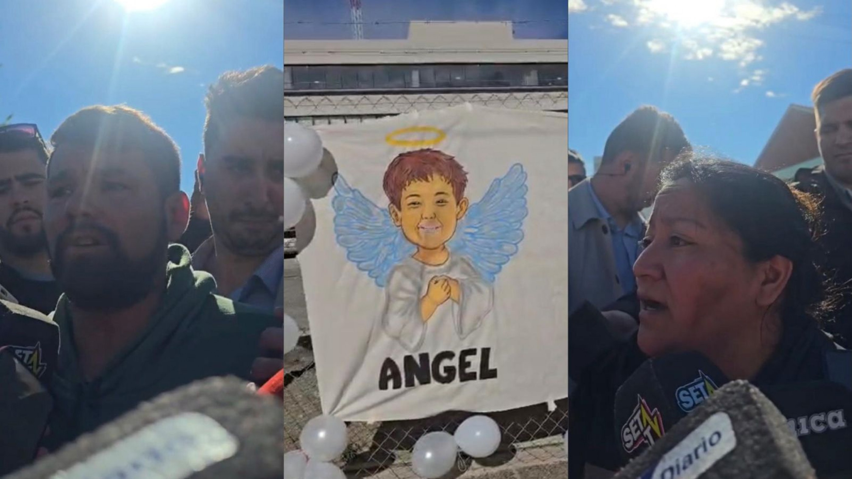 El reclamo de la familia en la marcha por Ángel: "No lo cuidaron"