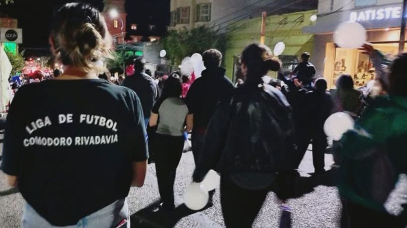 El fútbol de Comodoro se une en memoria de Ángel López: homenaje, duelo y mensaje contra la violencia