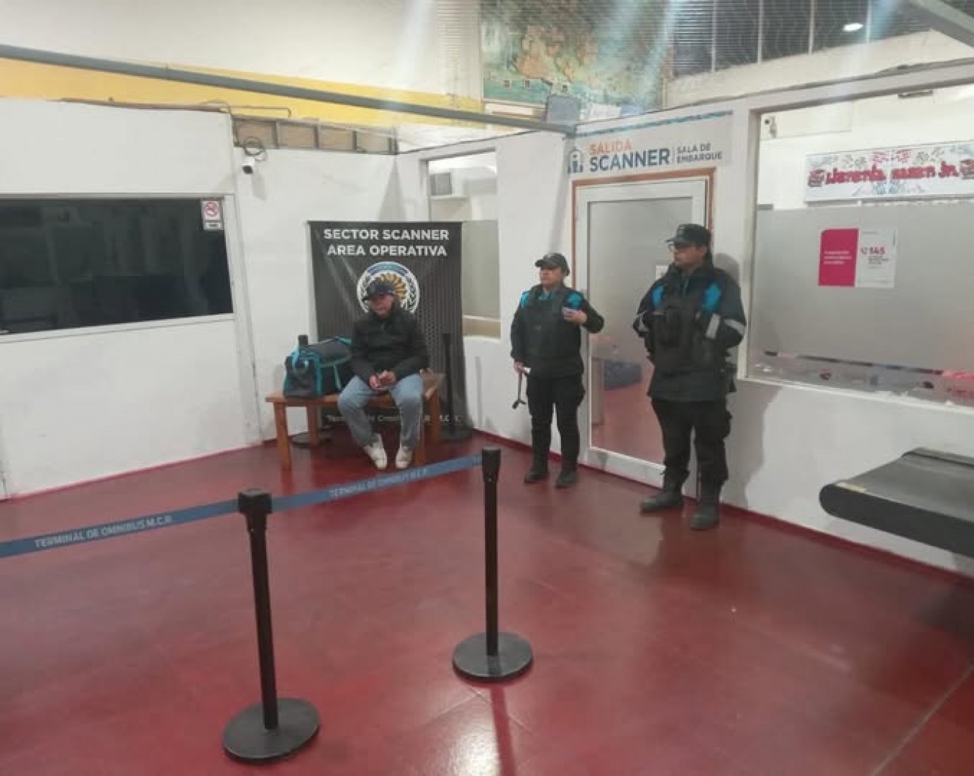 Detuvieron a un joven buscado por la Justicia en la terminal de Comodoro