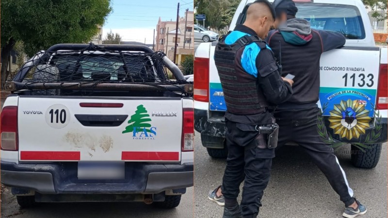 Inseguridad en Comodoro: Atrapan a un ciclista que asaltaba vehículos en la calle Clarín