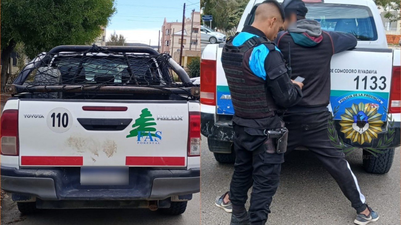 Inseguridad en Comodoro: Atrapan a un ciclista que asaltaba vehículos en la calle Clarín