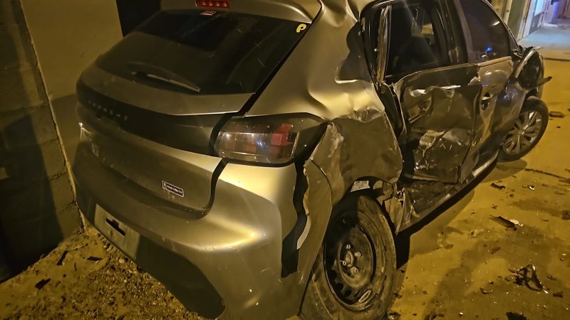 Con 2,12 de alcohol al volante: provocó un triple choque y una bebé fue hospitalizada