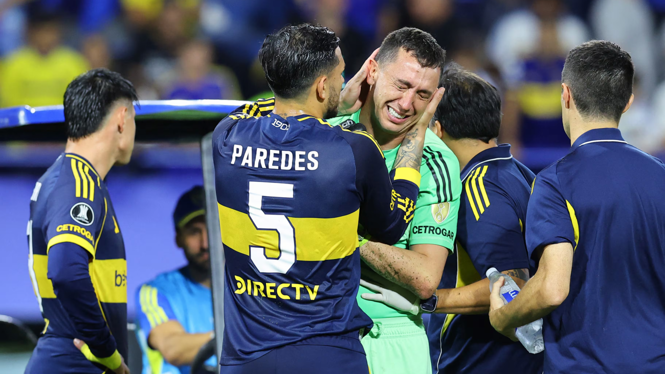 Boca confirmó la lesión de Agustín Marchesín: rotura de ligamentos cruzados