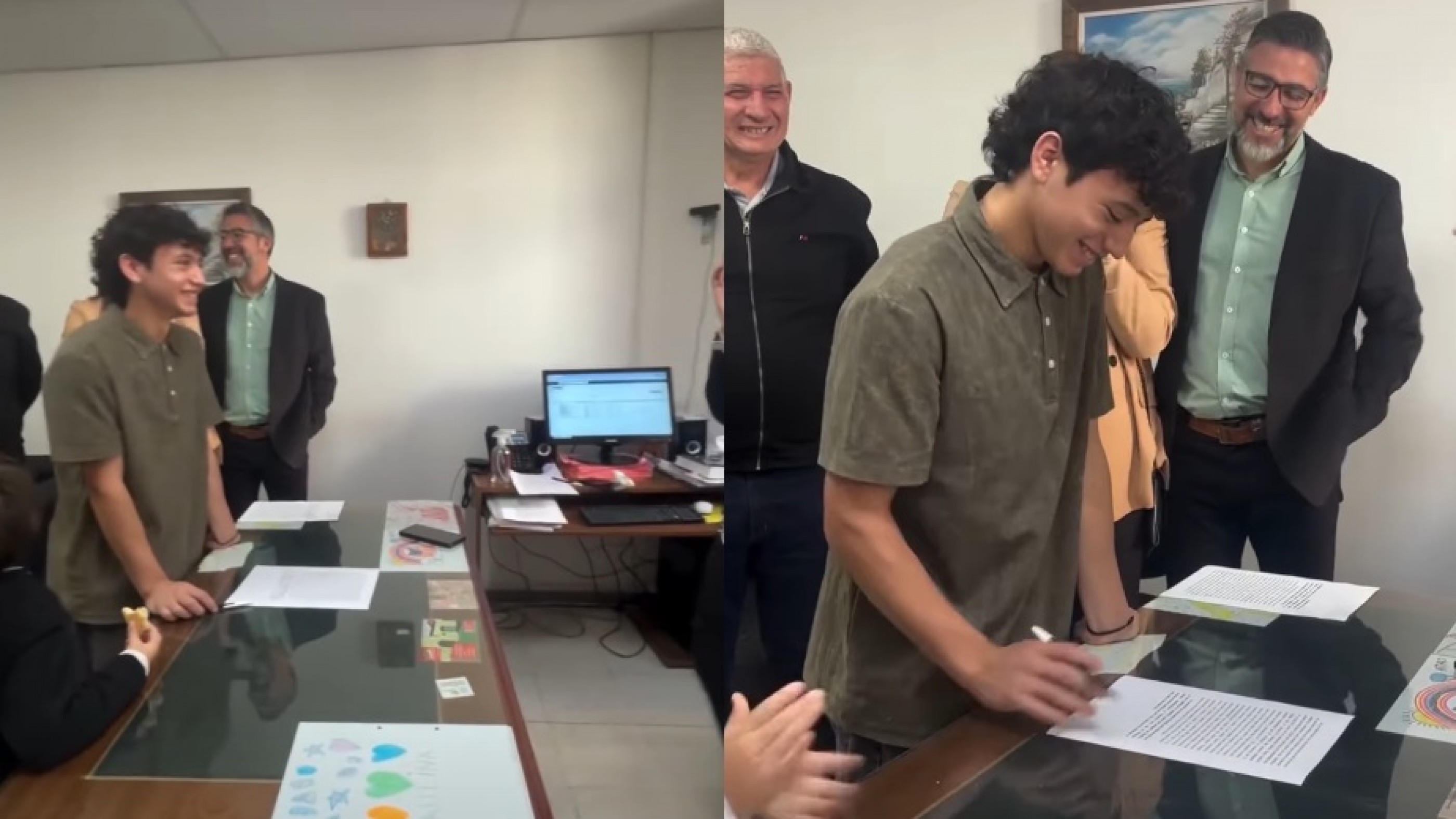 "Obvio que sí": El video de un adolescente que eligió a sus padres en una audiencia judicial