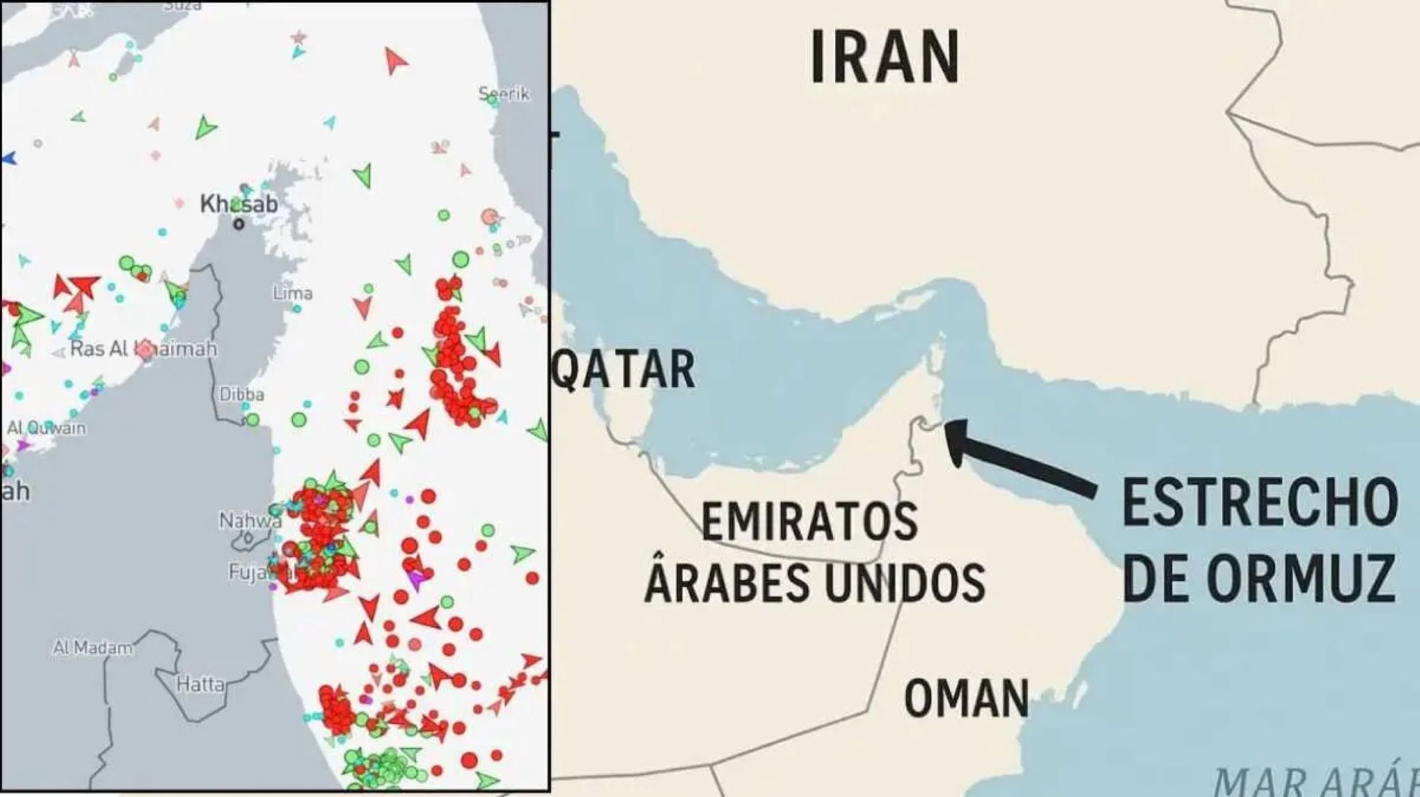 Irán volvió a cerrar el estrecho de Ormuz