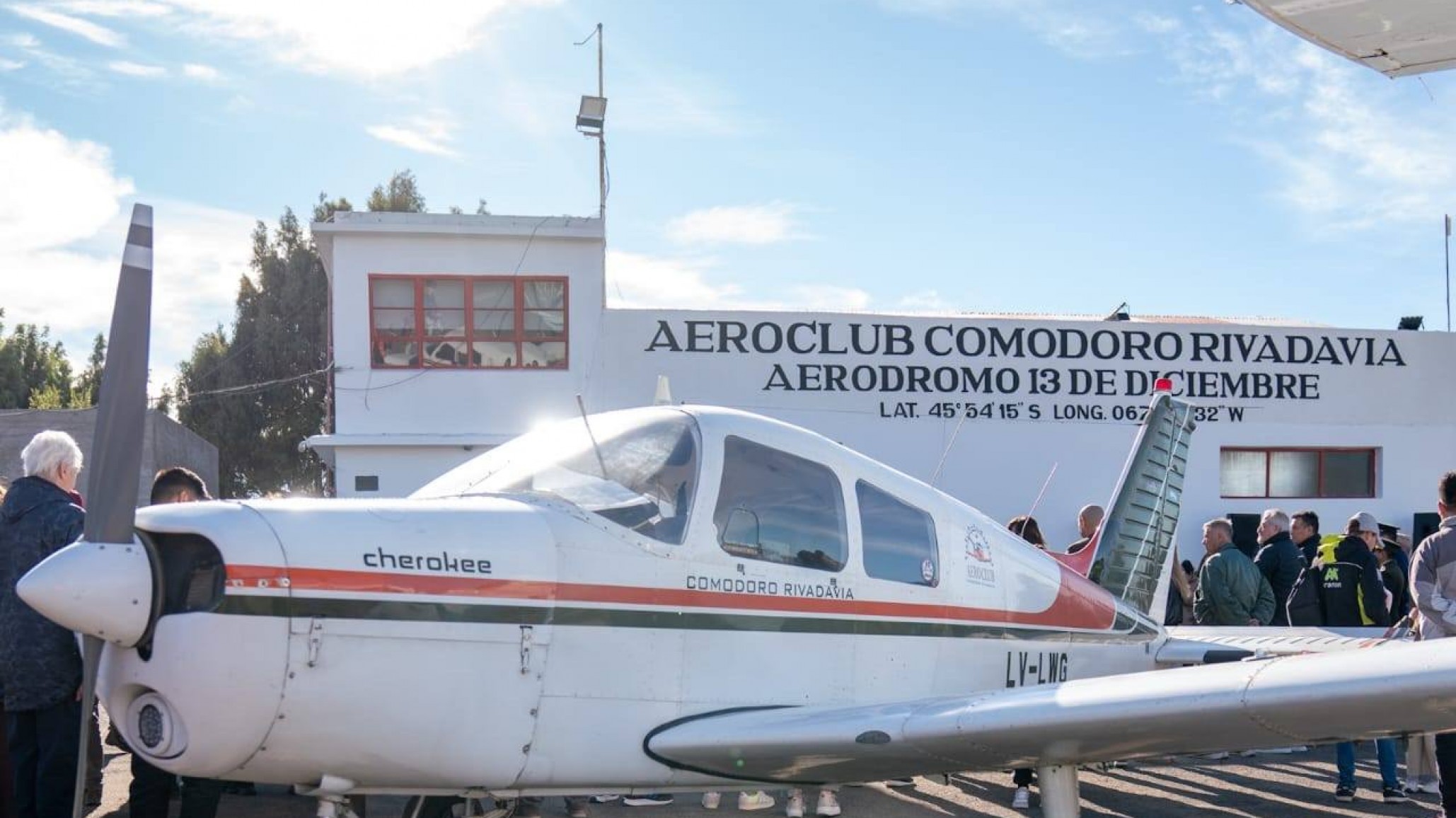 El aniversario del Aeroclub quedó suspendido por el clima