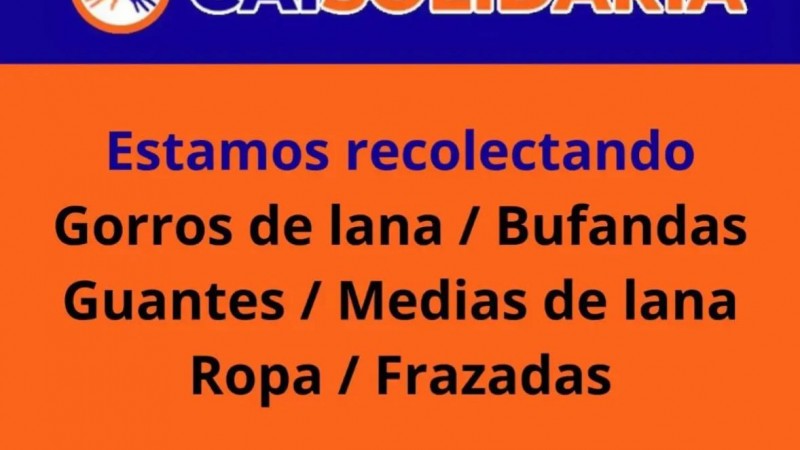 Comodoro: juntan ropa y frazadas para parajes rurales