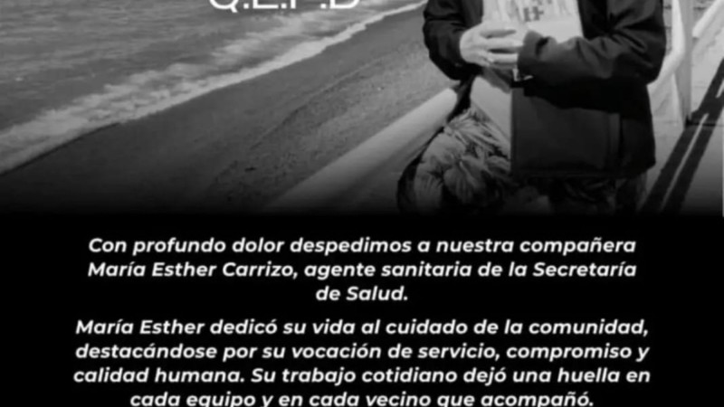 Dolor en Comodoro Rivadavia: falleció una trabajadora de Salud y suspenden programa solidario en barrio Mosconi