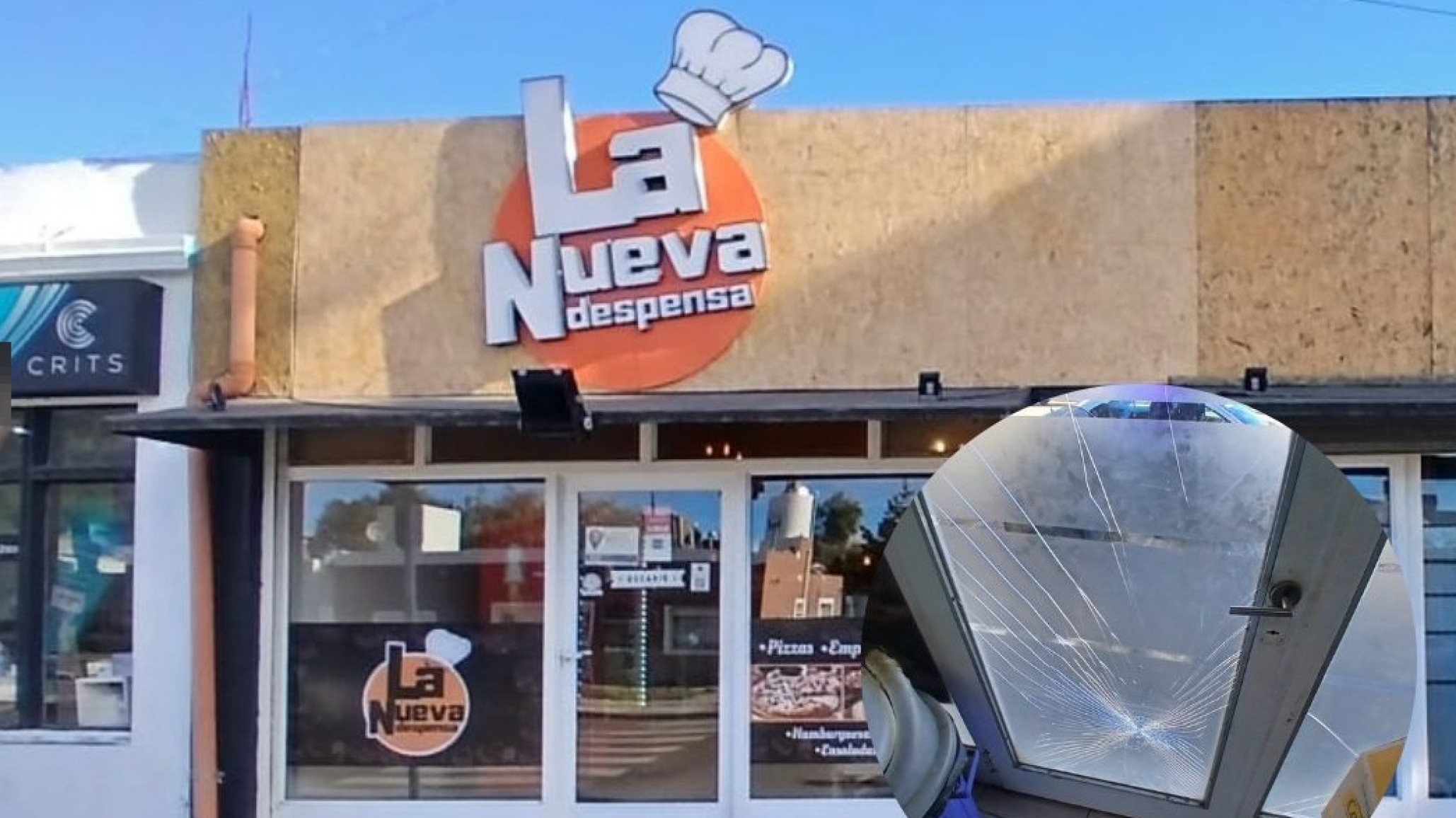 Violenta pelea familiar terminó con destrozos en un comercio de Rada Tilly