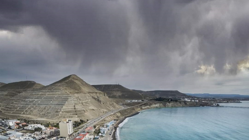 Lluvias y viento en Comodoro: rige alerta amarilla para este martes