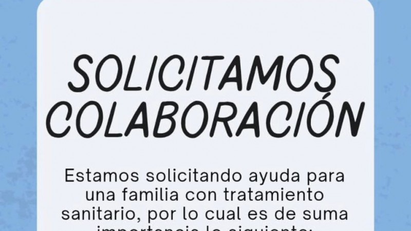 Solicitan ayuda para una familia que necesita una cucheta y frazadas