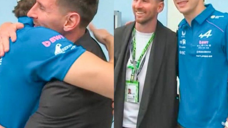 Lionel Messi dijo presente en el Gran Premio de Miami de Fórmula 1 junto a su familia