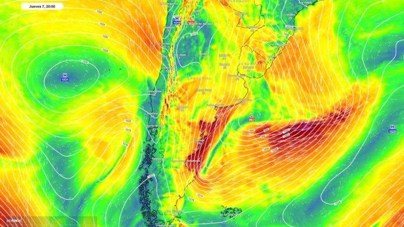 Ciclogénesis en Argentina: El SMN emite múltiples alertas ante un escenario meteorológico crítico