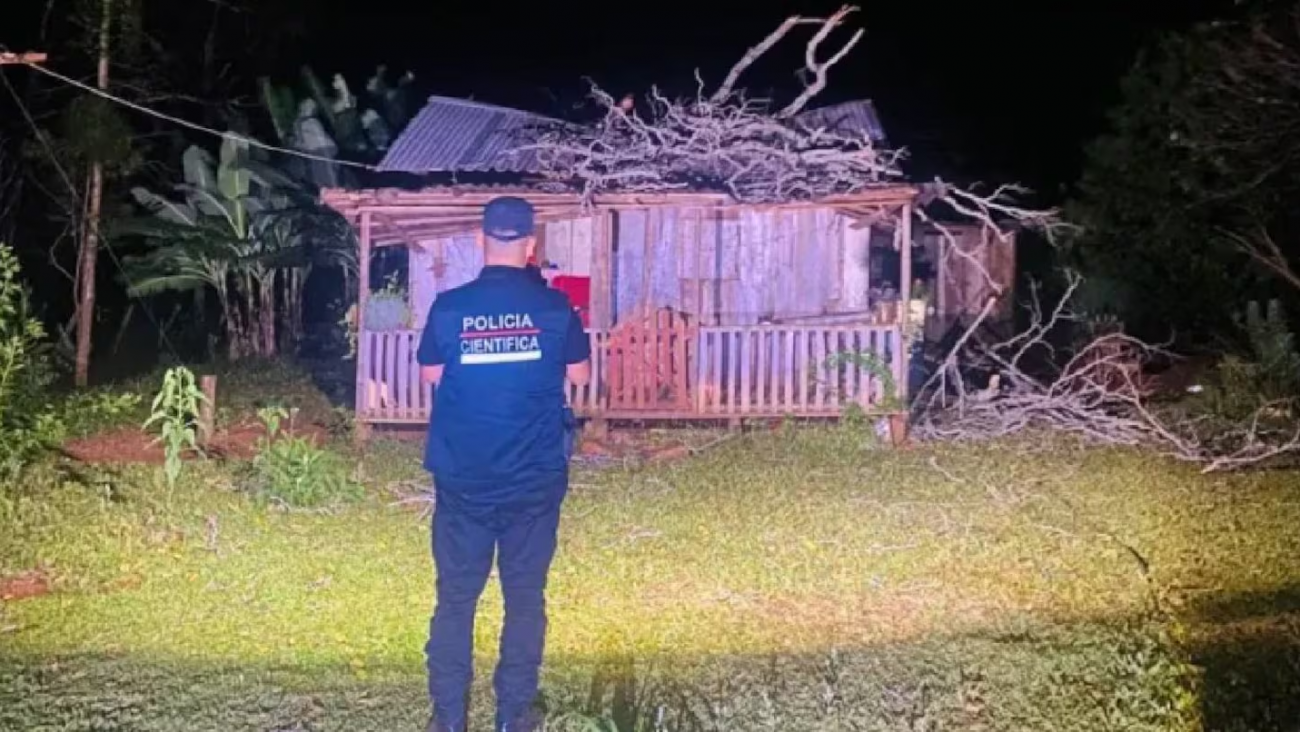 Una beba de tres meses murió tras la caída de una rama sobre una vivienda en Misiones