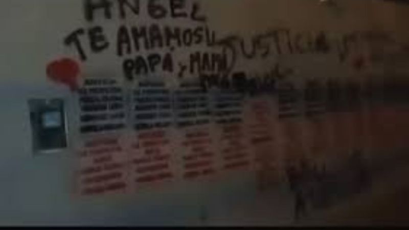 Comodoro Rivadavia: pintadas en el Servicio de Protección de Derechos reavivan el reclamo por la muerte de Ángel López