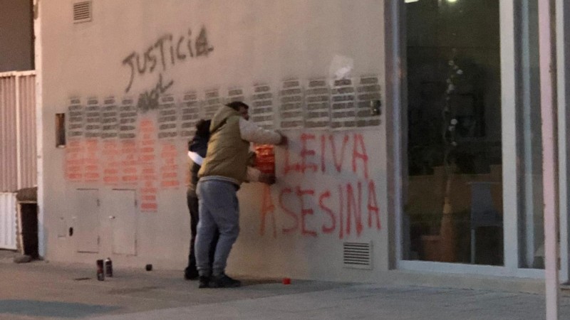Caso Ángel: encontraron a Luis y Lorena realizando pintadas en el Servicio de Protección e intervino la policía