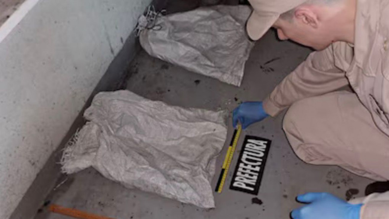 Hallaron más de 340 millones de pesos en cocaína dentro de un barco en Zárate