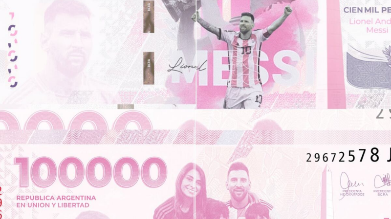 Primero fue Messi y ahora Favaloro: desmintieron otro falso billete de $100.000