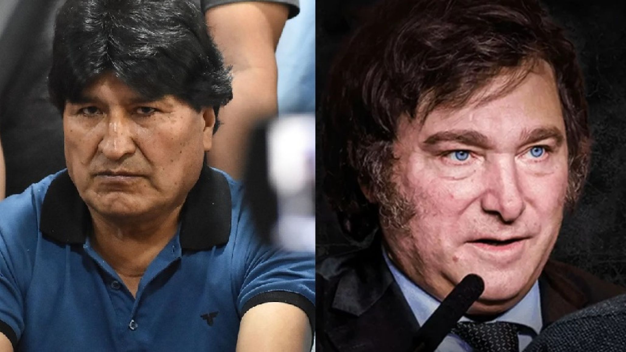 Evo Morales acusó a Milei de enviar aviones y material antidisturbios a Bolivia