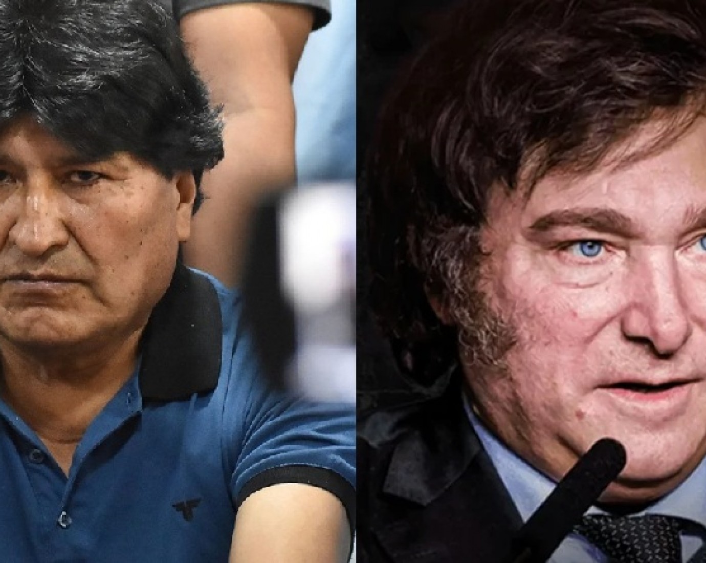 Evo Morales acusó a Milei de enviar aviones y material antidisturbios a Bolivia