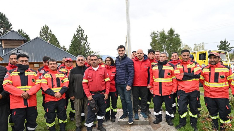 Chubut: Duplicaron el adicional invernal para los brigadistas de incendios forestales