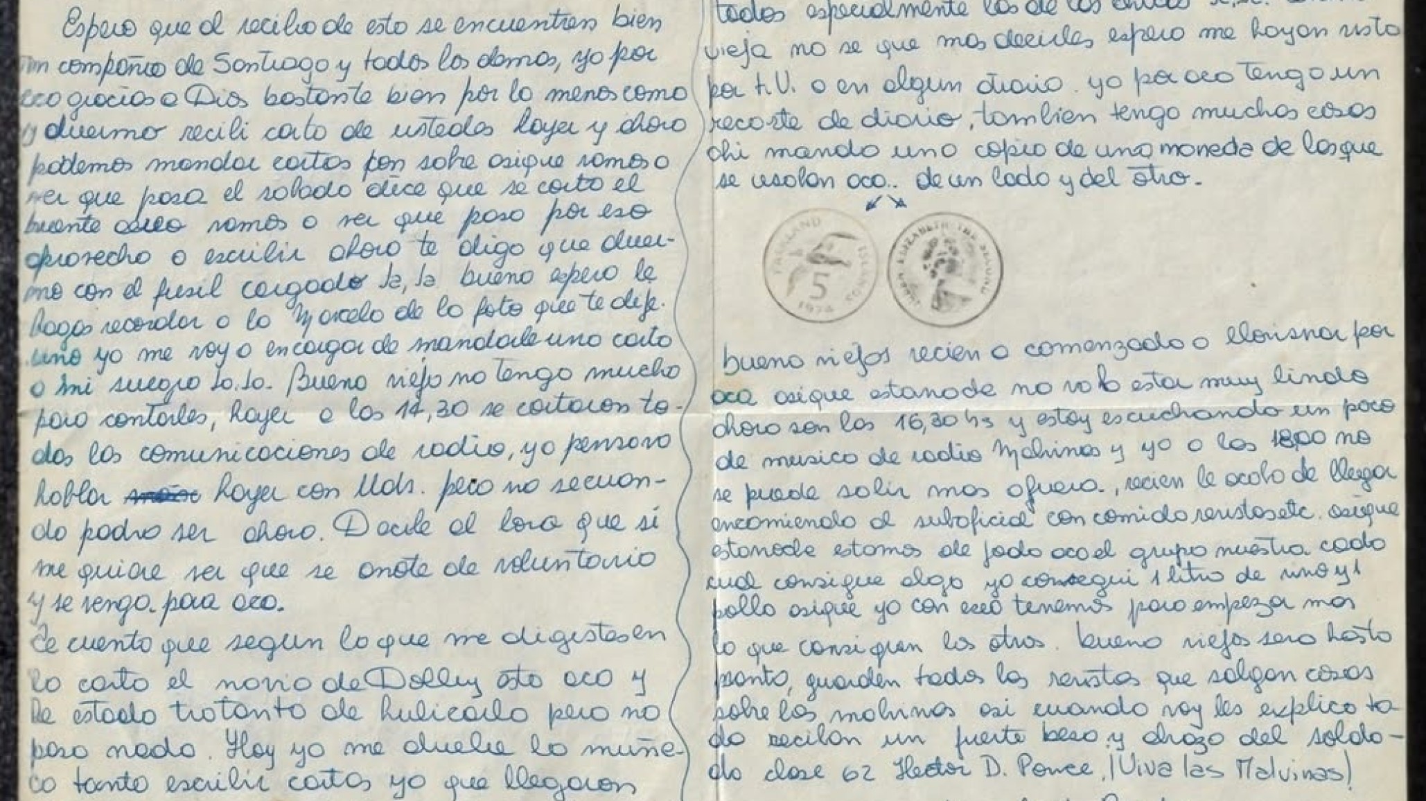 "Cuando la vi me quería morir": subastan en dólares la carta de un veterano de Malvinas y buscan frenar la venta