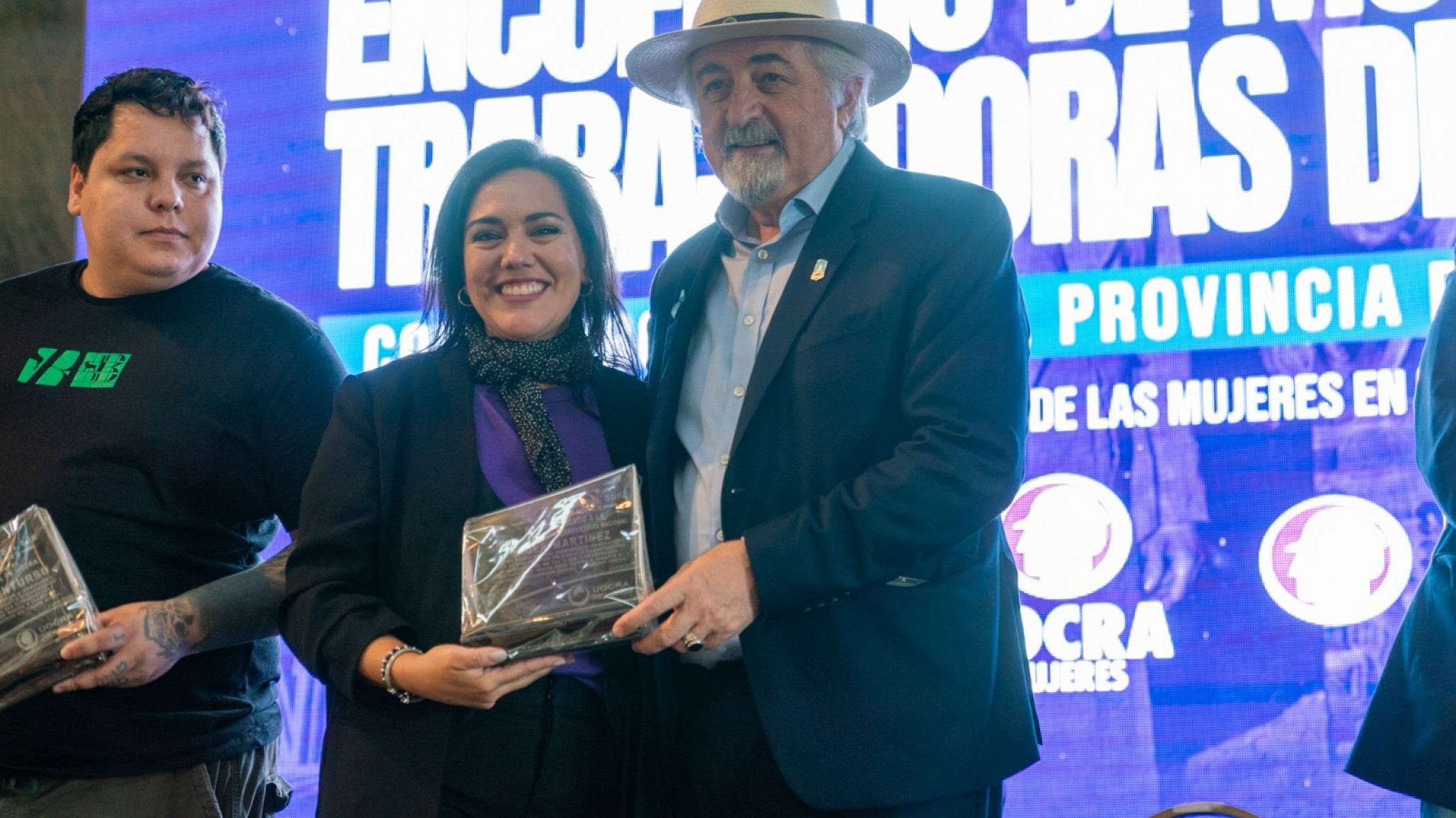 Othar acompañó la apertura del encuentro Mujeres Trabajadoras del Sur