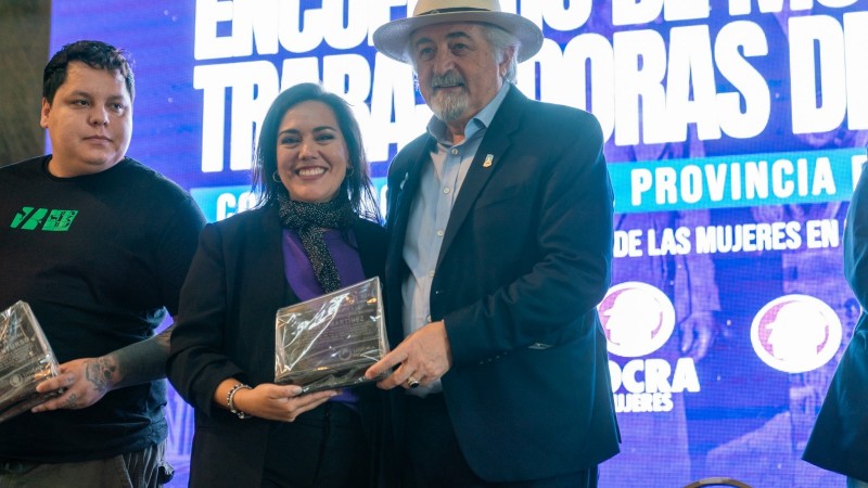 Othar acompañó la apertura del encuentro Mujeres Trabajadoras del Sur