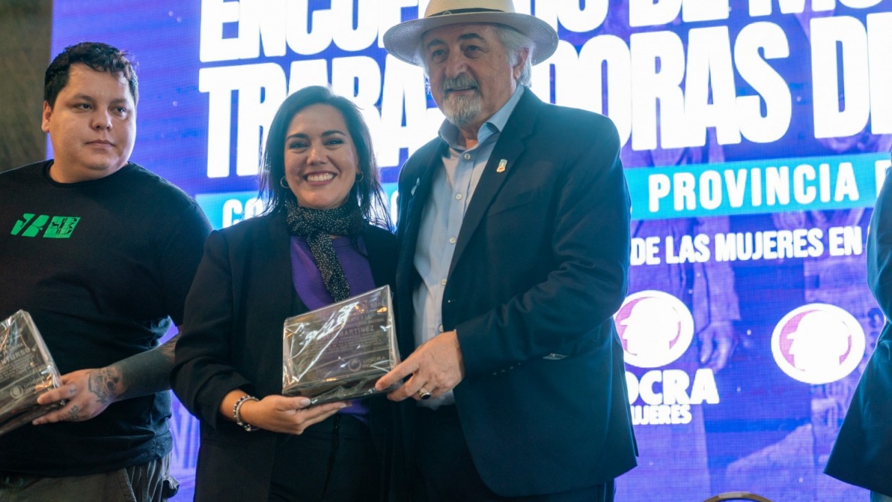 Othar acompañó la apertura del encuentro Mujeres Trabajadoras del Sur