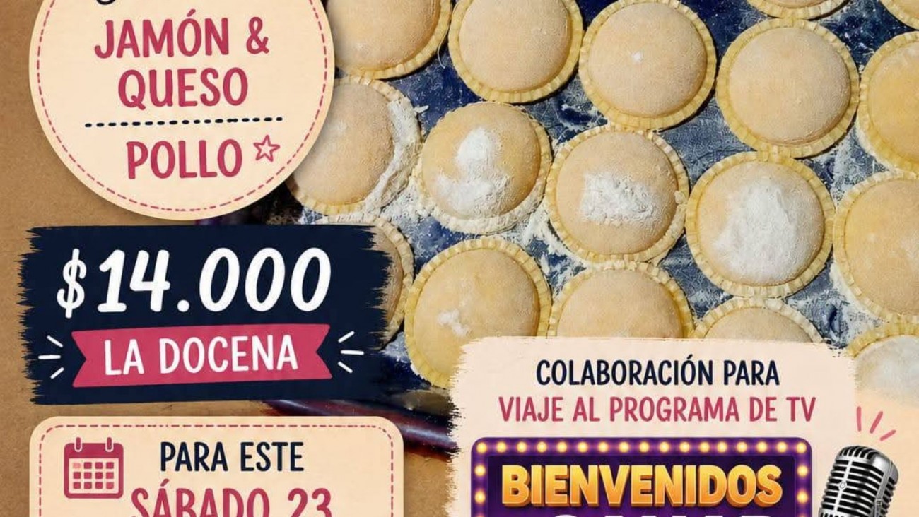 La cantante local Lily Delgado vende sorrentinos para poder viajar al programa "Bienvenidos a ganar"