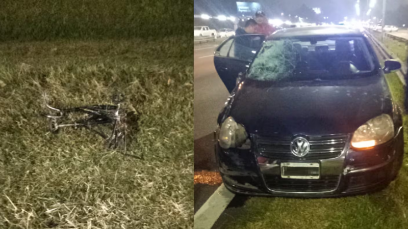 Tragedia en la Panamericana: un niño de 9 años andaba en bicicleta con sus amigos y murió atropellado
