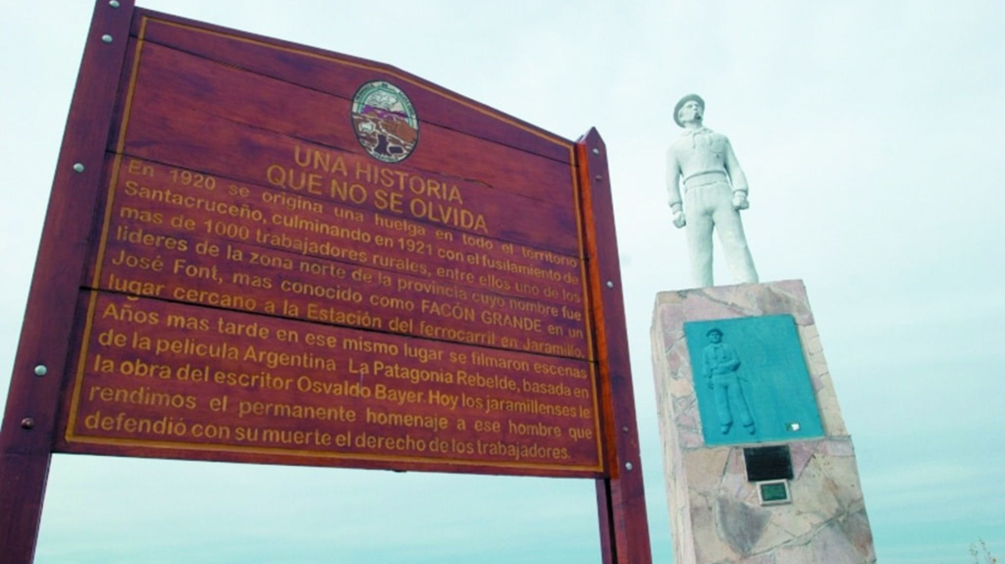 Santa Cruz: Denuncian que desaparecieron carteles históricos sobre la Patagonia Rebelde