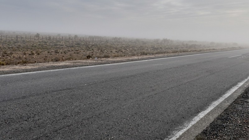 Plan Invernal en Chubut: Vialidad Nacional emitió un alerta por niebla y banquinas inestables en la Ruta 3