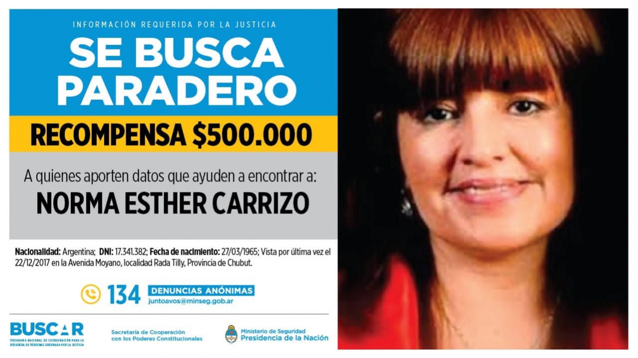 A más de 3.000 días de la desaparición de Norma Carrizo, el dolor y la espera siguen intactos