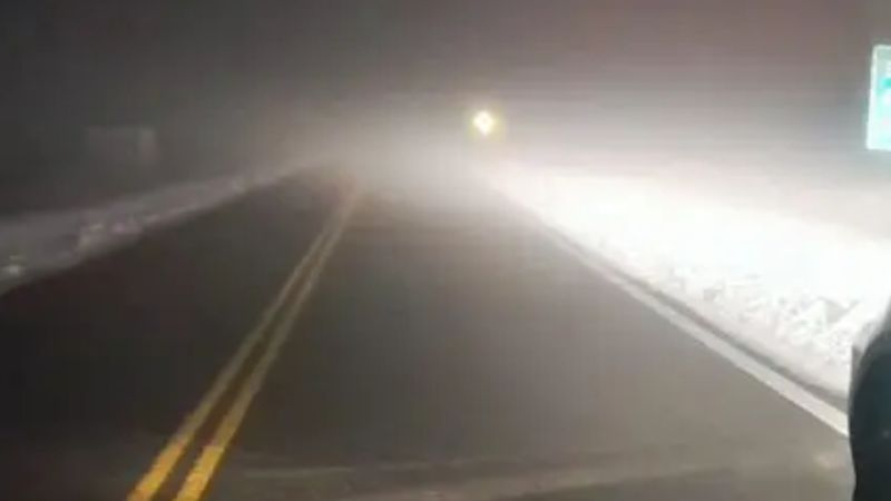 Cierran la Ruta 25 entre Paso de Indios y Tecka por la intensa nevada: no se puede circular
