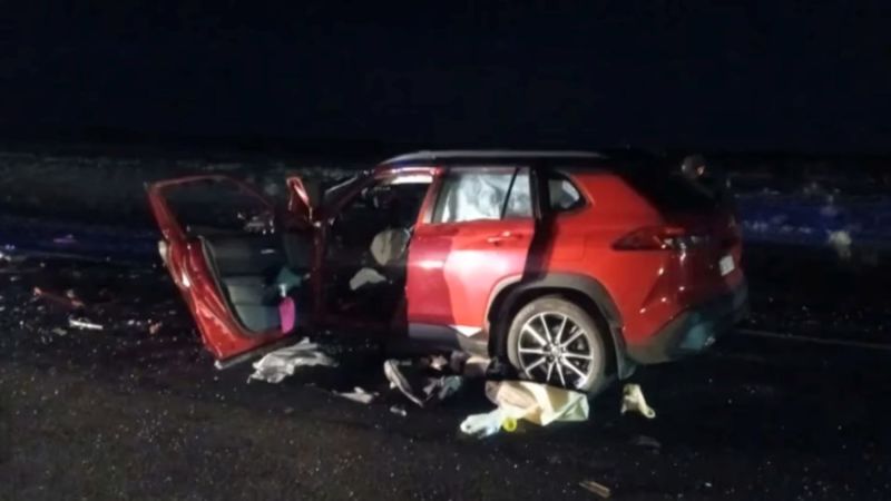 Trágico choque en la Ruta del Desierto: una mujer murió y un hombre está grave tras impactar contra un camión
