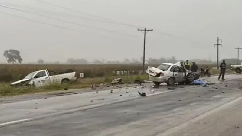 Tragedia en Chaco: choque múltiple en la Ruta 16 dejó dos muertos y un herido grave