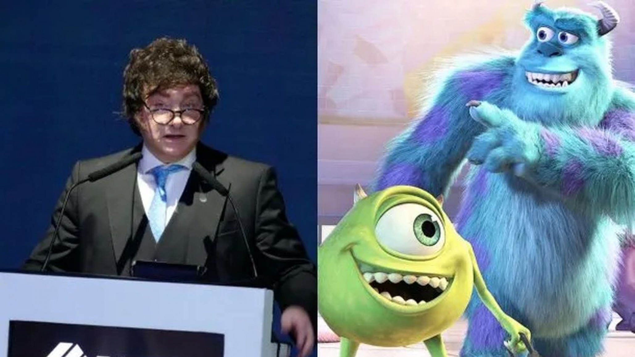 "Ríanse muchachos. ¡No entiende Monster Inc! Y es presidente de la Nación"