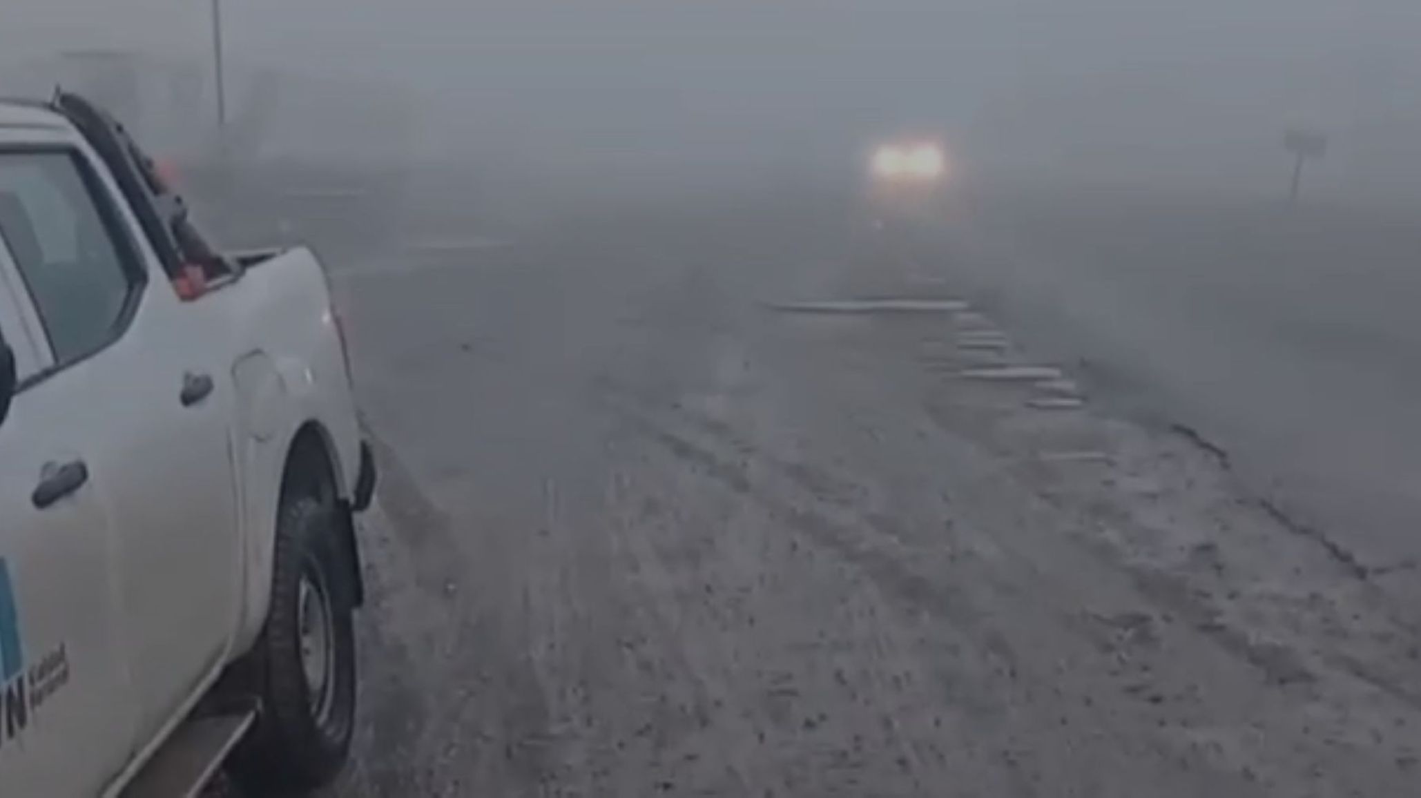 Alerta vial en Chubut: advierten por calzada húmeda, niebla y animales sueltos en Ruta 3 hacia Comodoro Rivadavia